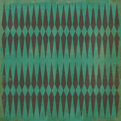 Vintage Vinyl Rug - Pattern 8 - Frankenstein