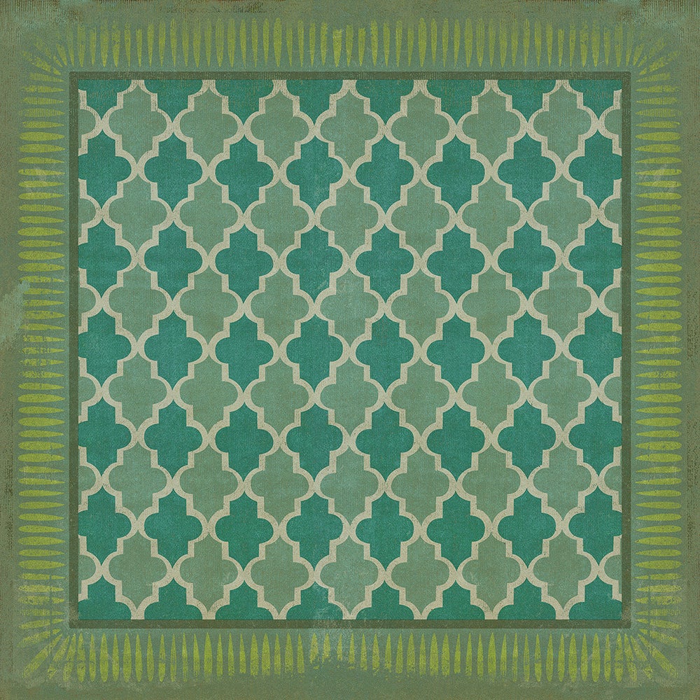 Vintage Vinyl Rug - Pattern 10 - Aladdin