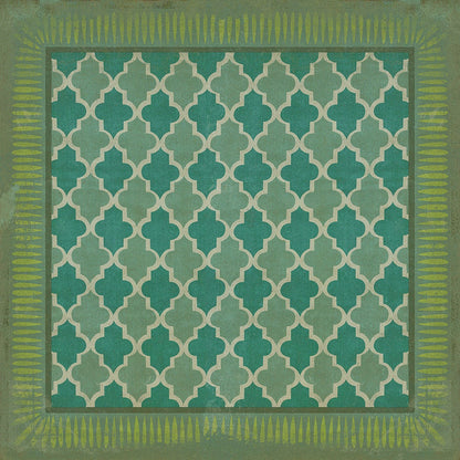 Vintage Vinyl Rug - Pattern 10 - Aladdin