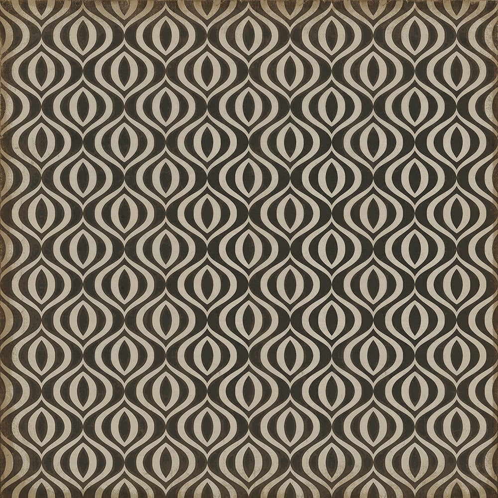 Vintage Vinyl Rug - Pattern 15 - Istanbul