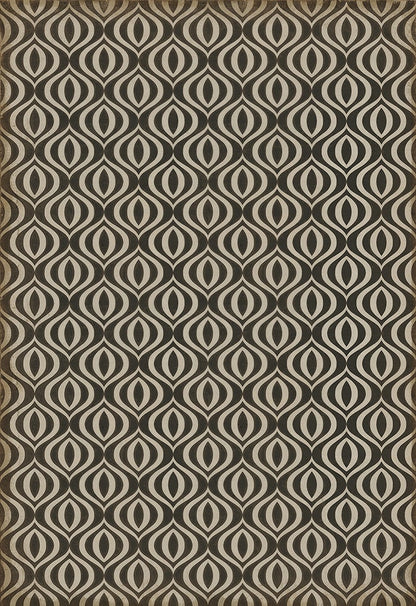 Vintage Vinyl Rug - Pattern 15 - Istanbul