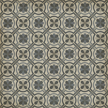 Vintage Vinyl Rug - Pattern 19 - Madame Curie