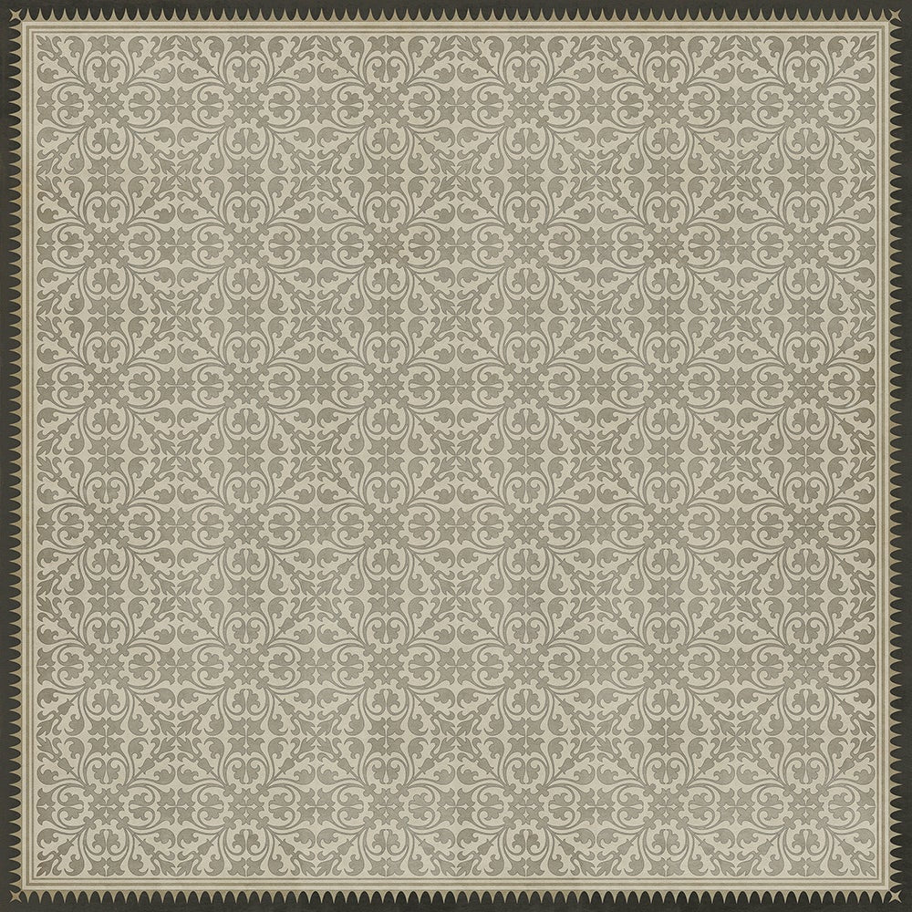 Vintage Vinyl Rug - Pattern 21 - the White Knight