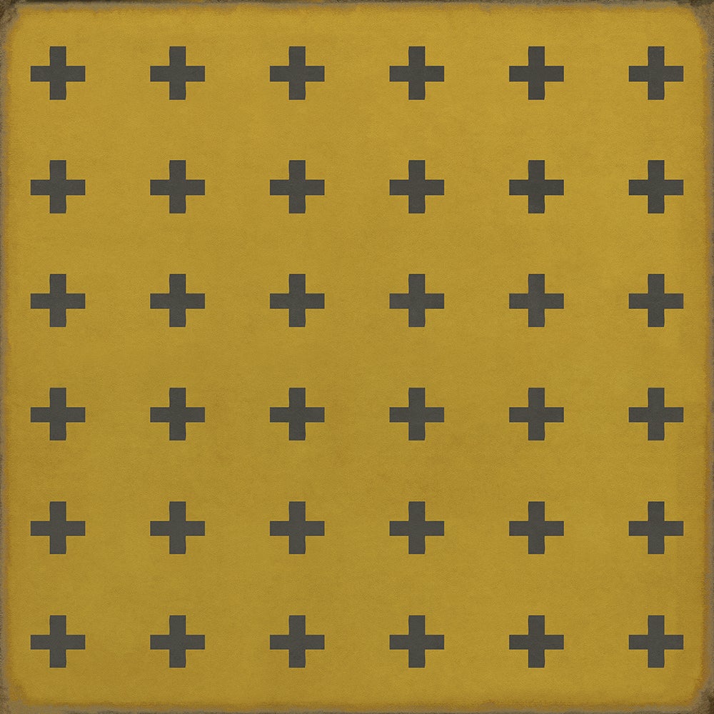 Vintage Vinyl Rug - Pattern 24 - Crete
