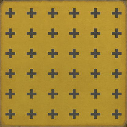 Vintage Vinyl Rug - Pattern 24 - Crete