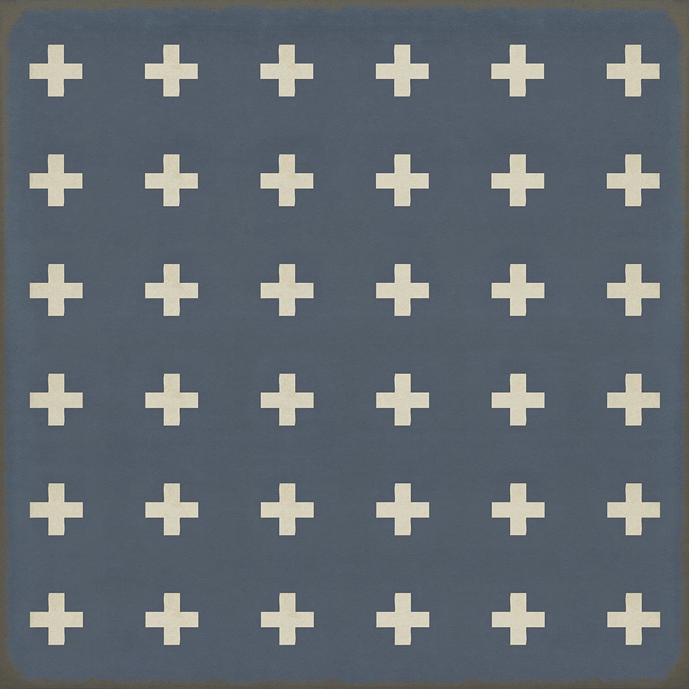 Vintage Vinyl Rug - Pattern 24 - Greece
