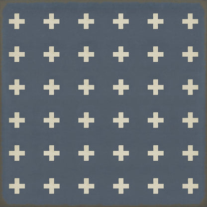 Vintage Vinyl Rug - Pattern 24 - Greece