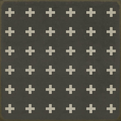 Vintage Vinyl Rug - Pattern 24 - Ionia