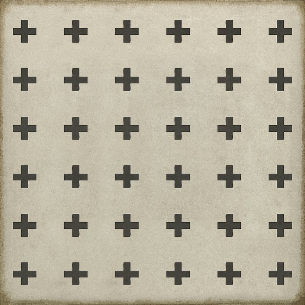 Vintage Vinyl Rug - Pattern 24 - Ithaca