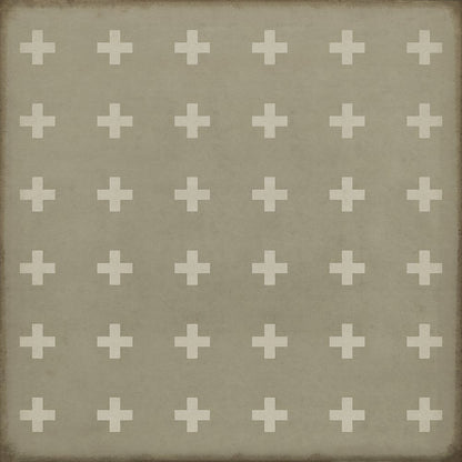 Vintage Vinyl Rug - Pattern 24 - Kalamos