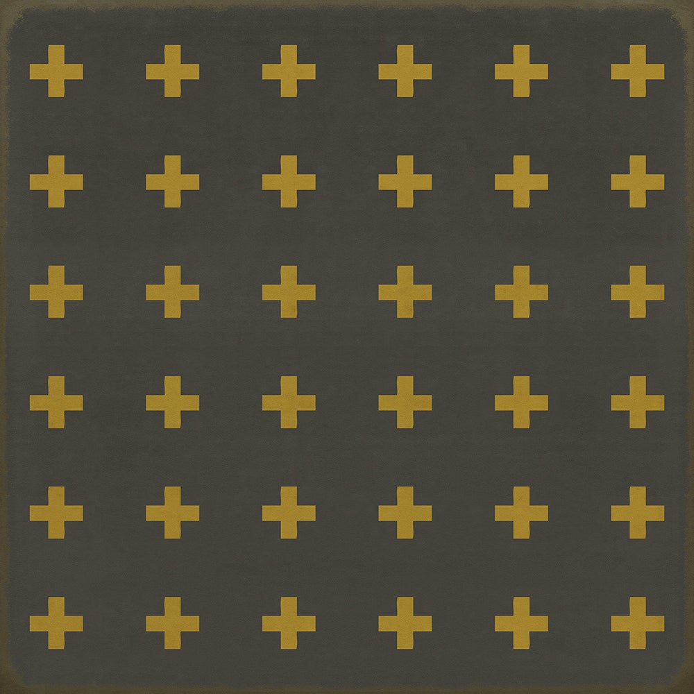 Vintage Vinyl Rug - Pattern 24 - Samos