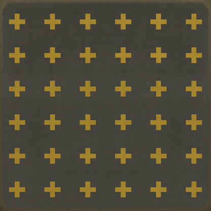 Vintage Vinyl Rug - Pattern 24 - Samos