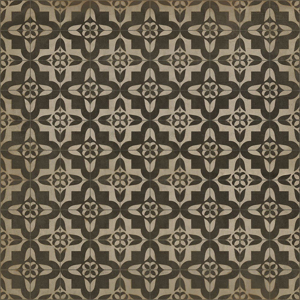 Vintage Vinyl Rug - Pattern 33 - Boggled