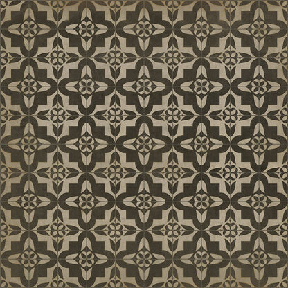 Vintage Vinyl Rug - Pattern 33 - Boggled