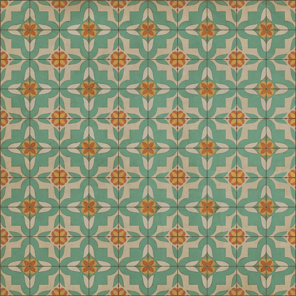 Vintage Vinyl Rug - Pattern 33 - Dutch