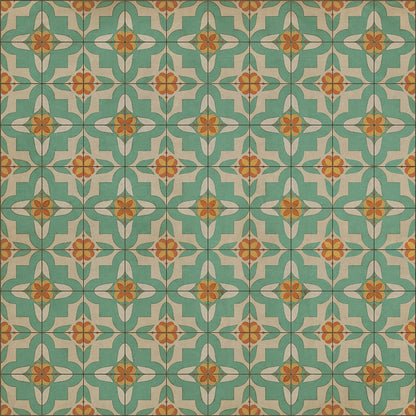 Vintage Vinyl Rug - Pattern 33 - Dutch