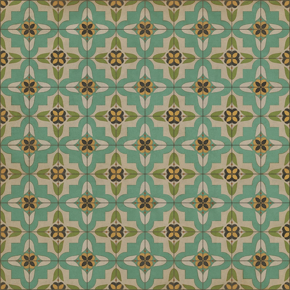 Vintage Vinyl Rug - Pattern 33 - I Am Not a Bumblebee
