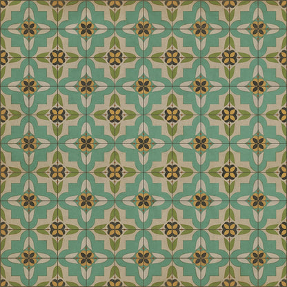 Vintage Vinyl Rug - Pattern 33 - I Am Not a Bumblebee