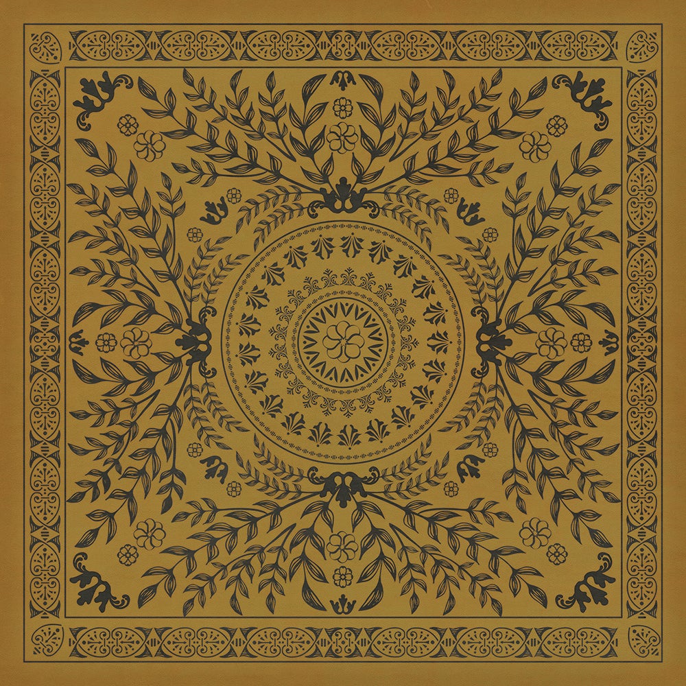 Vintage Vinyl Rug - Pattern 40 - Alhambra