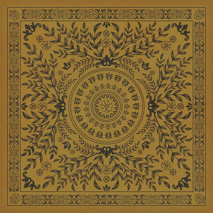 Vintage Vinyl Rug - Pattern 40 - Alhambra