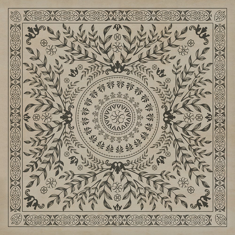Vintage Vinyl Rug - Pattern 40 - Drummond Castle