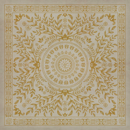 Vintage Vinyl Rug - Pattern 40 - Versailles