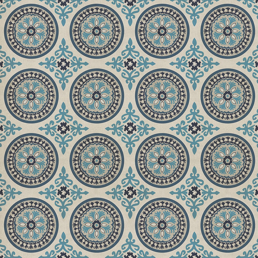 Vintage Vinyl Rug - Pattern 43