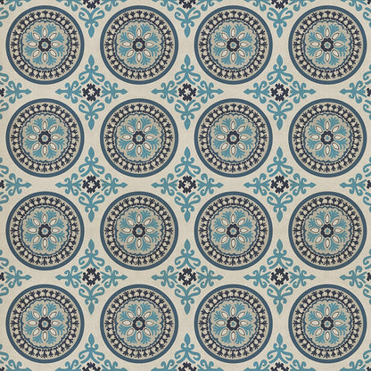 Vintage Vinyl Rug - Pattern 43