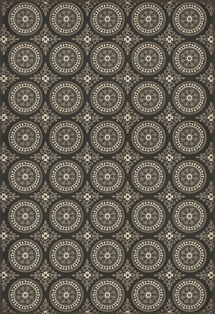 Vintage Vinyl Rug - Pattern 43