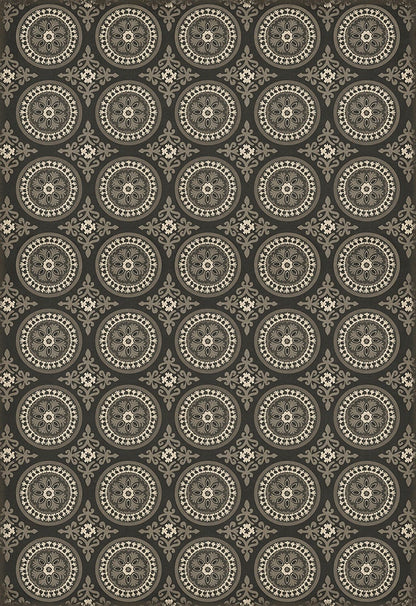 Vintage Vinyl Rug - Pattern 43