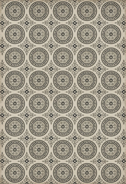 Vintage Vinyl Rug - Pattern 43