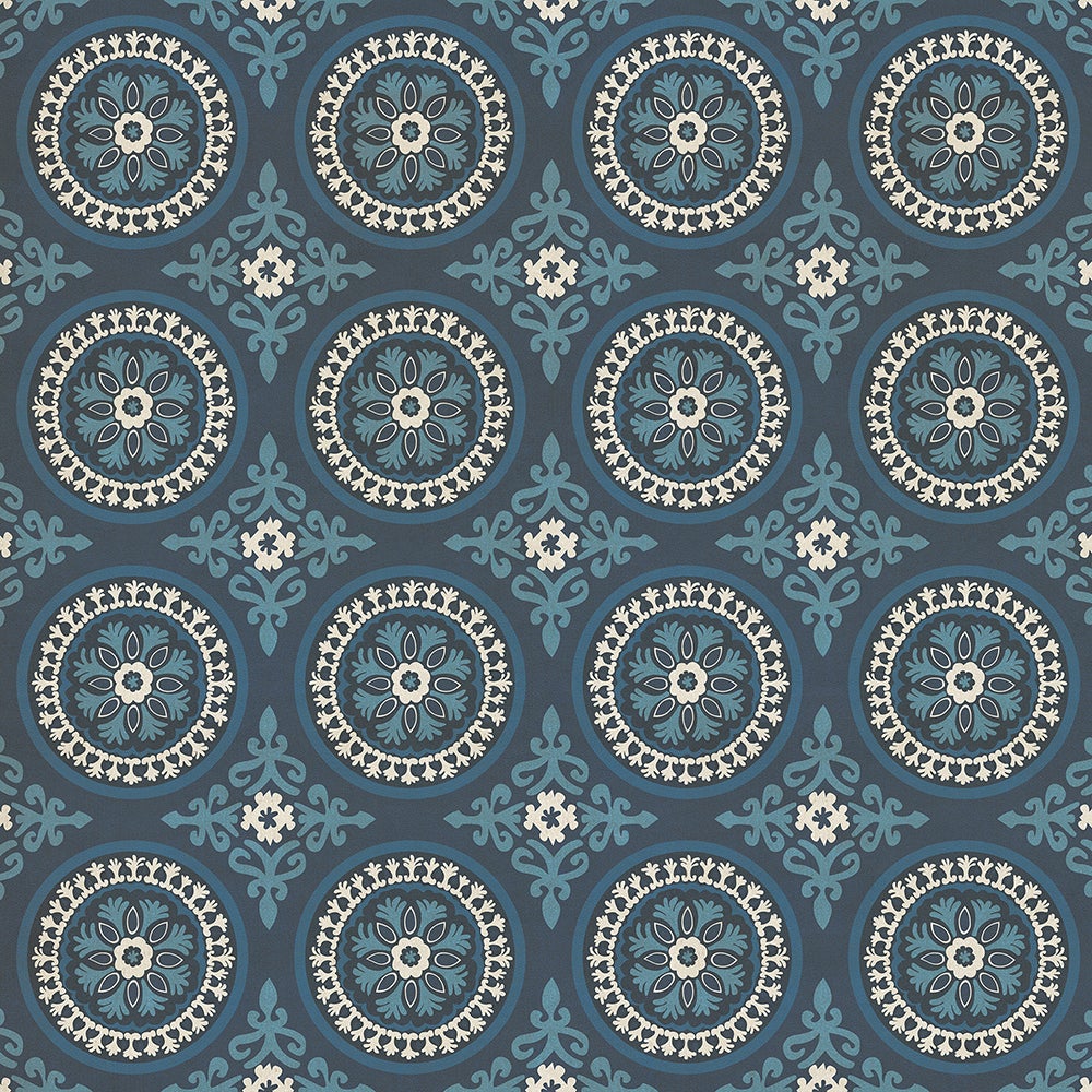 Vintage Vinyl Rug - Pattern 43
