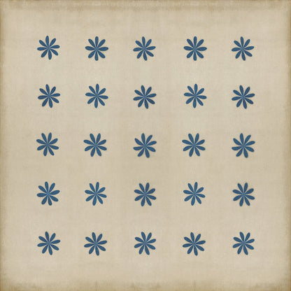 Vintage Vinyl Rug - Pattern 48 - Cloche