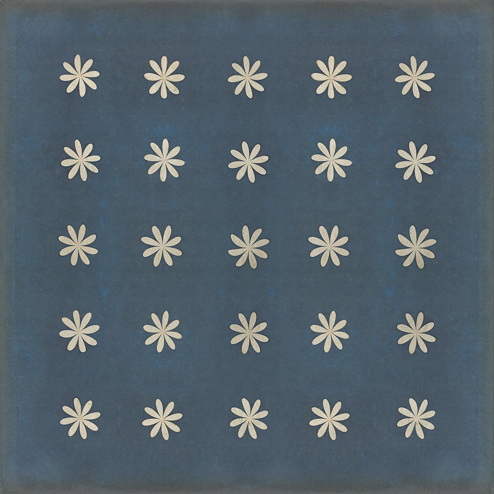 Vintage Vinyl Rug - Pattern 48 - Kibbutz