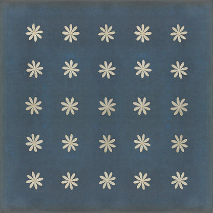 Vintage Vinyl Rug - Pattern 48 - Kibbutz
