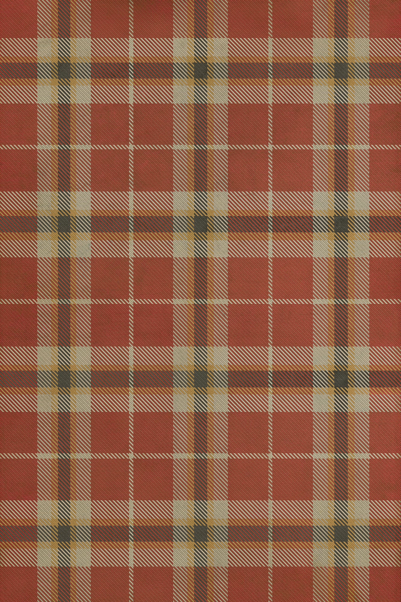 Vintage Vinyl Rug - Pattern 66 - Dartmoor