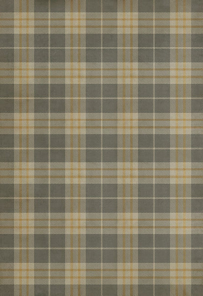 Vintage Vinyl Rug - Pattern 66 - White Cliffs