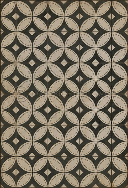 Vintage Vinyl Rug - Pattern 70 - Holy Night