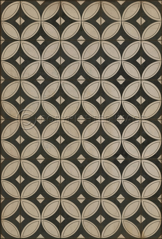 Vintage Vinyl Rug - Pattern 70 - Holy Night