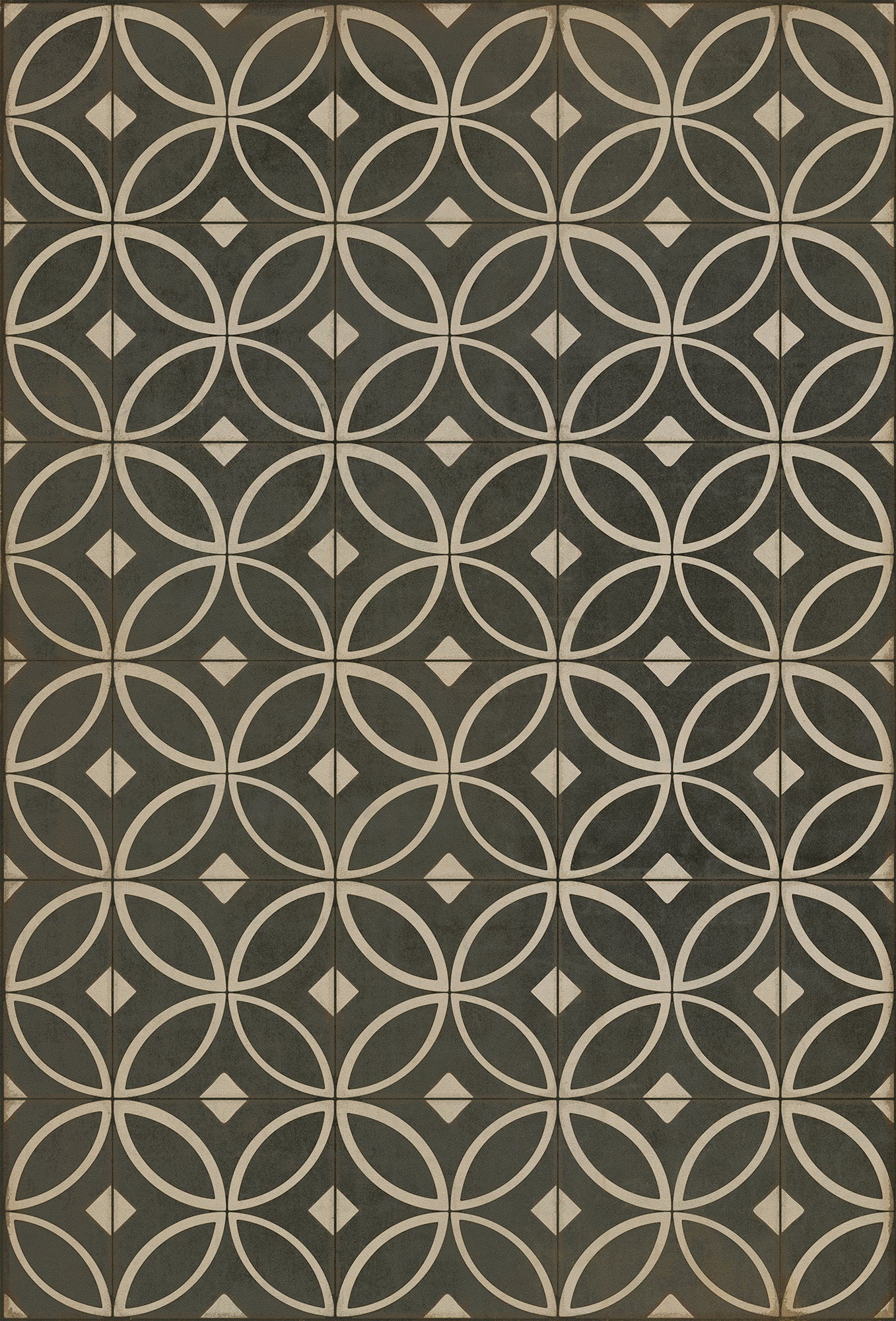 Vintage Vinyl Rug - Pattern 70 - Marry the Night