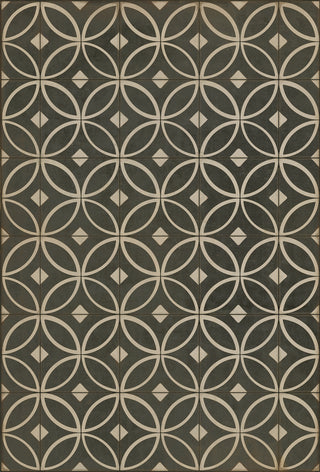 Vintage Vinyl Rug - Pattern 70 - Marry the Night