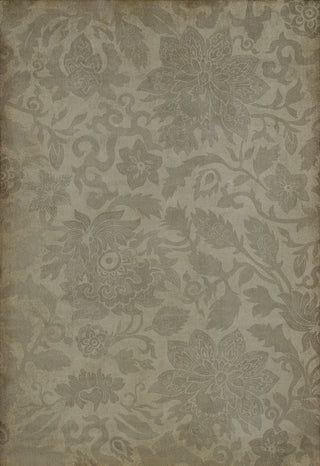 Vintage Vinyl Rug - Pattern 71 - East China Sea