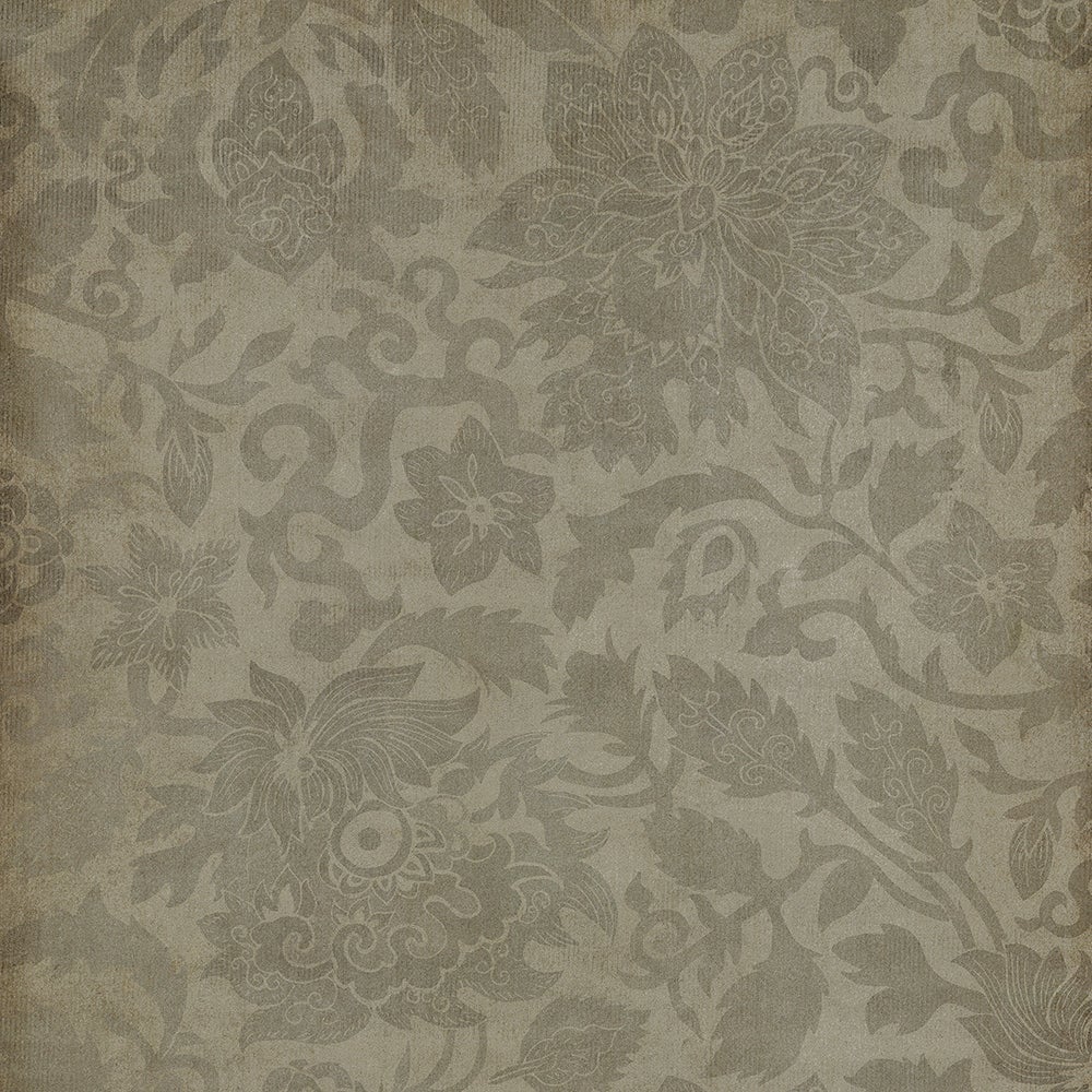 Vintage Vinyl Rug - Pattern 71 - East China Sea