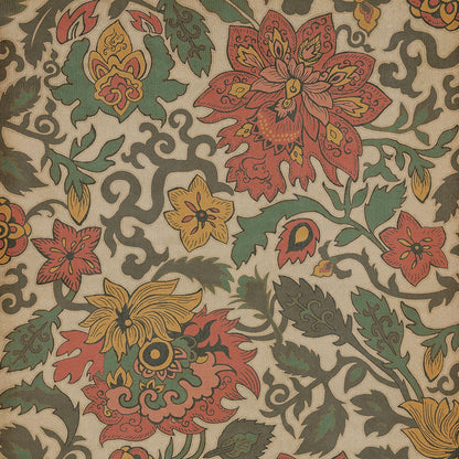 Vintage Vinyl Rug - Pattern 71 - Pacific Ring of Fire