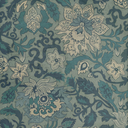 Vintage Vinyl Rug - Pattern 71 - Sea of Japan