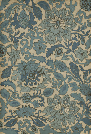 Vintage Vinyl Rug - Pattern 71 - Sea of Okhotsk