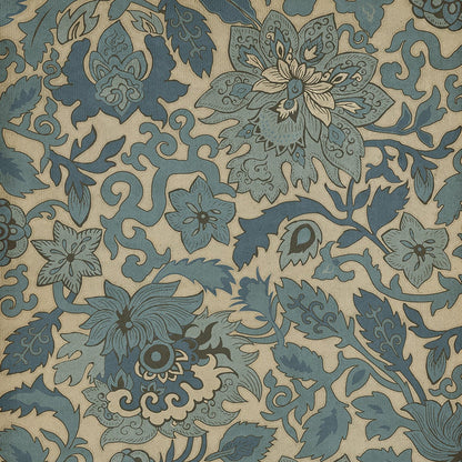 Vintage Vinyl Rug - Pattern 71 - Sea of Okhotsk