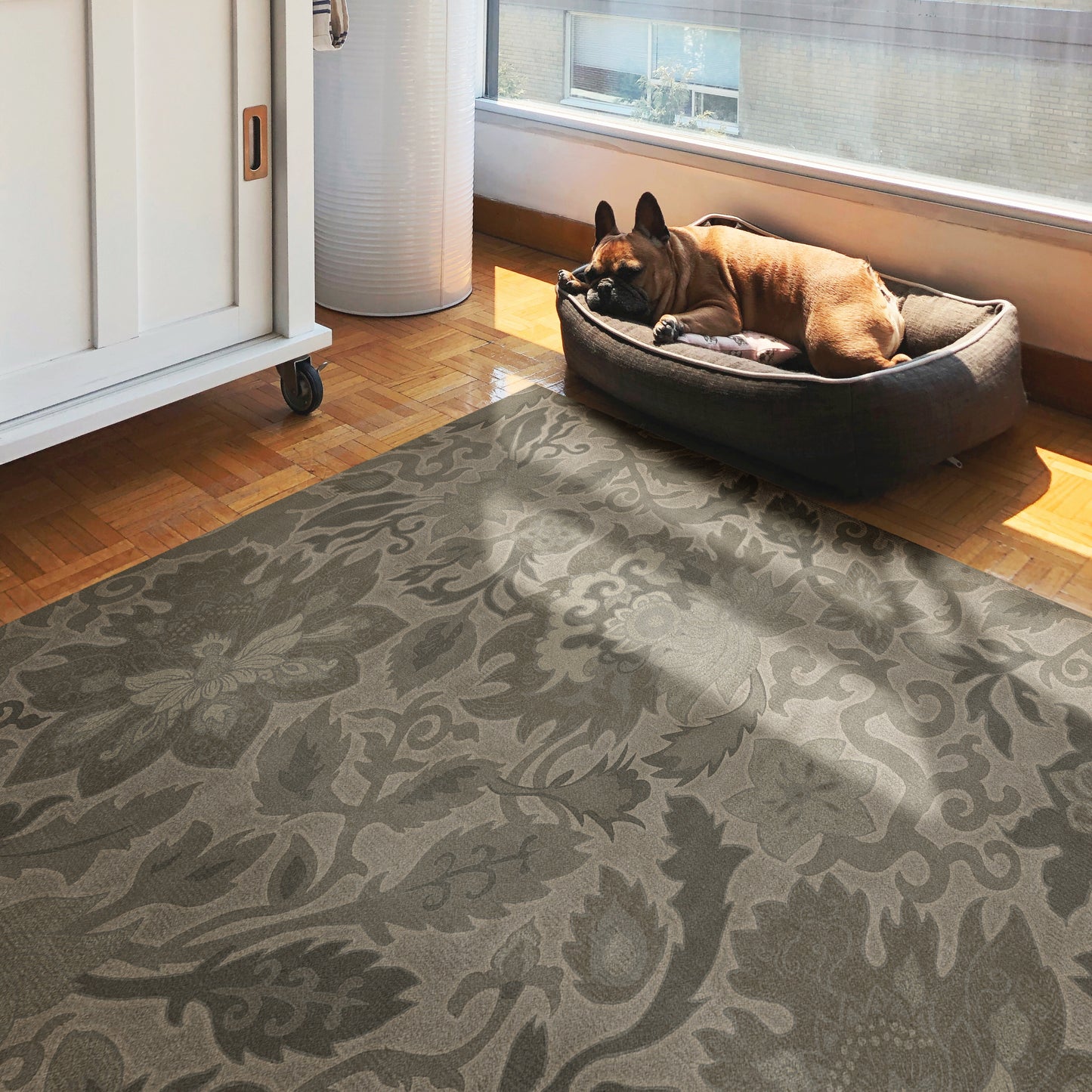Vintage Vinyl Rug - Pattern 71 - The Japanese Alps
