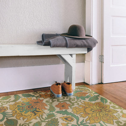 Vintage Vinyl Rug - Pattern 71 - Tokyo