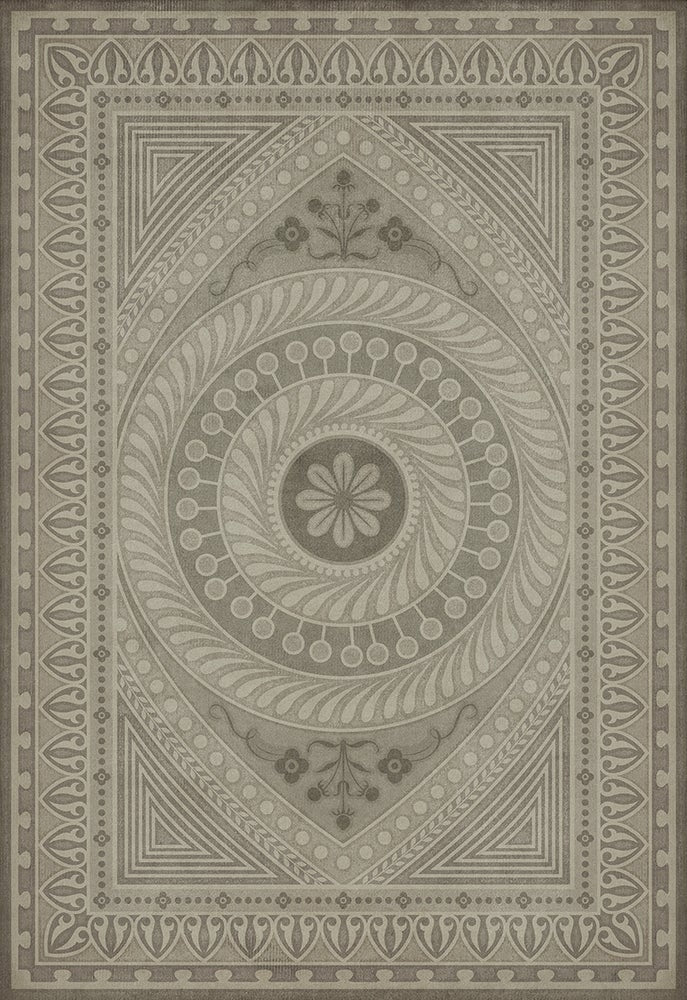 Vintage Vinyl Rug - Pattern 75 - Practice What is Just
